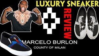 Đôi giày LUXURY đầu tiên trên kênh  Marcelo Burlon Graphic Print Slip Ons [upl. by Okir57]