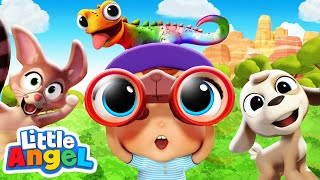 Animals at the Grand Canyon  Little Angel Kids Songs amp Nursery Rhymes [upl. by Leff159]