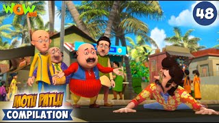 Motu Patlu Season 13  Compilation 48  Motu Patlu New  Cartoons For Kids  spot [upl. by Pickett]