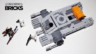 Lego Star Wars 75152 Imperial Assault Hovertank Lego Speed Build [upl. by Irod]