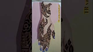 Beautiful Dubai Mehndi Henna Design  Dubai Latest design With leaf checks mehndi henna shorts [upl. by Notgnihsaw787]