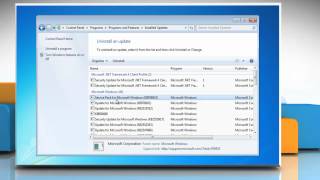 How to uninstall Windows® 7 Service Pack 1 [upl. by Shiverick]