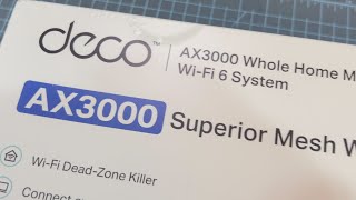 Unboxing the TPLink Deco AX3000 NextLevel WiFi Mesh Router [upl. by Eiram]