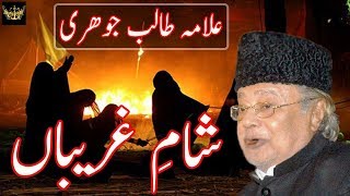 Sham E Ghareeban  Allama Talib Johri  10 Muharram [upl. by Liamaj]