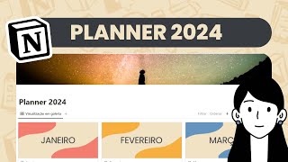 Crie seu planner 2024 no Notion do zero [upl. by Damales]