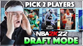 i played the draft mode in nba 2k22 myteam and it was surprisingly good [upl. by Aztiray457]