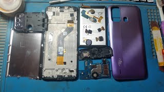 itel P37 p651w disassembly طريقة فك وتشريح هاتف إتيل [upl. by Benjy]