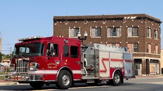 Saginaw MI FD E4 Responding OCCUPIED RESIDENTIAL STRUCTURE FIRE [upl. by Fesoj]