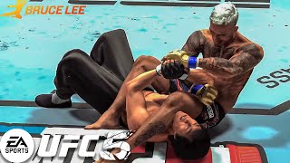 UFC 5  Bruce Lee VS Charles Oliveira  PS5 [upl. by Neerol395]