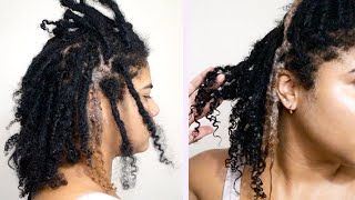 Locs w Curly Ends  Maintenance Routine [upl. by Devin]