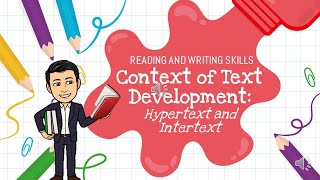 Reading and Writing Lesson on Context of Text Development [upl. by Nanerb]