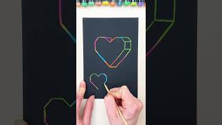 How to Draw Heart in 3d Style on engraving ❤️drawheart howtodraw heart drawingheart engraving [upl. by Mannos]