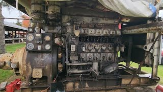 Fairbanks Morse Opposed Piston diesel genset [upl. by Werda182]