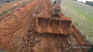 Volvo Excavator silting irrigation channel287 [upl. by Marty]