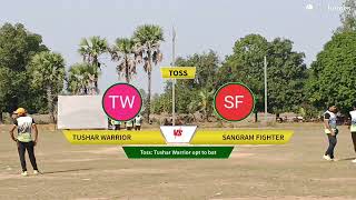 Live Cricket Match  Tushar Warrior vs Sangram Fighter  03Feb24 0314 PM  17 Th Karlaga cup [upl. by Nalyak]