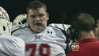 Local High School Senior Recognized As Worlds Largest Football Player [upl. by Carlota]