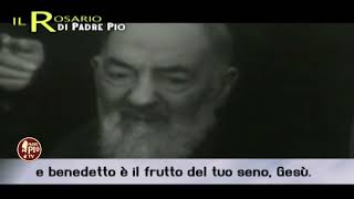 Il Santo Rosario con Padre Pio  Misteri Gaudiosi Lunedì e Sabato [upl. by Higginbotham527]