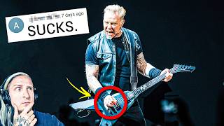 James Hetfield SUCKS at Downpicking Really [upl. by Ahsirek366]