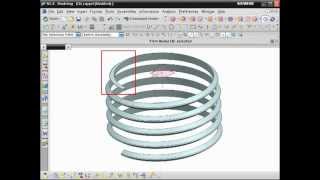 NX Hints and Tips  Creating Helical Shapes by Siemens PLM [upl. by German]