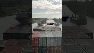 Kiel Canal Transit Collision 🙏🙏 [upl. by Alf]