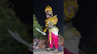 गोवा में राक्षस नरकासुर का विनाश😯😳 narkasur krishna shortfeed diwalispecial festival viral [upl. by Oibirot]