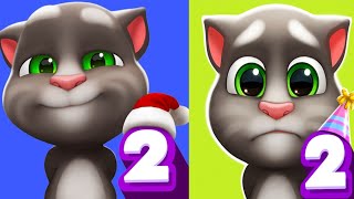 My Talking Tom 2 Vs My Baby Talking Tom Funny Moments Gameplay Walkthrough [upl. by Sama880]