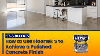 Floortek S How to Achieve a Polished Concrete Finish Using a Sealer [upl. by Noiro380]