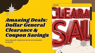 Week Long Clearance Event at Dollar General [upl. by Ahseka]