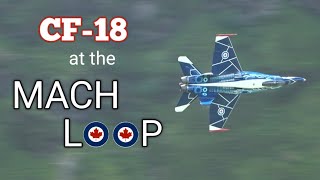 CANADIAN CF18 DEMO TEAM RIPPING IT THROUGH THE MACH LOOP [upl. by Bach]