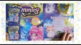 Glimmies Sticker collection figurine ed album ufficiale delle glimmies video per bambini [upl. by Lotus349]