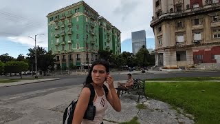 Walking in Center of Vedado Habana Cuba 🇨🇺  OFIBO English [upl. by Oahc]