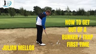 HOW TO GET OUT OF A BUNKER FIRST TIME EVERY TIME PROPER GOLFING COACH [upl. by Eiramacissej]