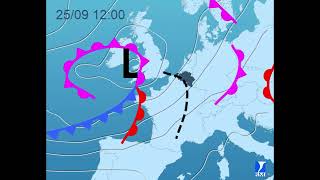 la carte des fronts  une carte des prévisions météo indispensable [upl. by Mota]