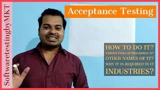 What is Acceptance testing in software testing [upl. by Munroe]