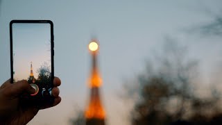 How I took Eiffel Tower night shot ILLEGAL ⚠️ [upl. by Sayres]