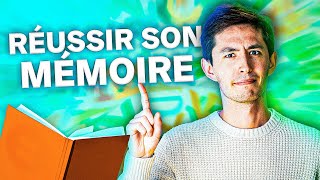 Comment RÉUSSIR son MÉMOIRE  La MÉTHODOLOGIE ULTIME  ✍️🔥 [upl. by Neztnaj]