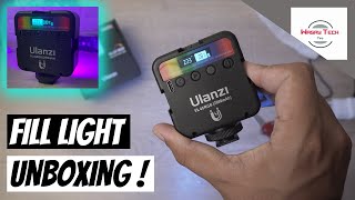 Ulanzi vl49 RGB Light Unboxing  Ulanzi vl49 Unboxing  Ulanzi Light Unboxing [upl. by Eioj336]