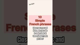 Listening practice for absolute French beginners DELF A11 shorts comprehension orale [upl. by Ahsahtan]