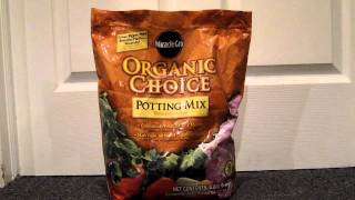 MiracleGro Organic Choice Potting Mix [upl. by Notsew]