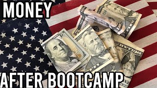 Military Money How Much Money Do You Make After BootcampBasic Training  Army  20192020 [upl. by Jeanelle118]