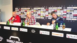 Pressekonferenz VfR Aalen gegen 1 FC Magdeburg 22 11 [upl. by Madella302]