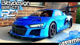 Arrma Infraction 6s Bittydesign AR8GT3 RC tuning lights custom [upl. by Keligot]