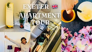 MY EXETER 🇬🇧 APARTMENT TOUR HOW MUCH I RENT  TIPS FOR FURNISHING ON A BUDGET [upl. by Parcel24]