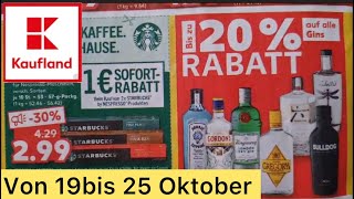 Kaufland Werbung ProspektAngebote und Aktionen gültig von 19 bis 25 Oktober [upl. by Oxford918]