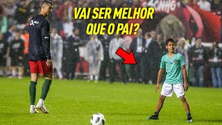 Cristiano Ronaldo Jr Joga mais que o Pai [upl. by Anirac807]