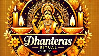 Dhanteras ritual Bring health and abudance [upl. by Zwick]