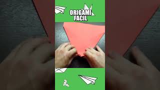 ESPECTACULAR AVION DE PAPEL QUE VUELA MUCHO  ORIGAMI FACIL [upl. by Ymrots]