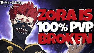 ZORA IS BROKEN amp TAKING DOWN BLACK ASTA amp MERELEONA IN PVP REFLECT TRAP IS OP  Black Clover Mobile [upl. by Rizan114]