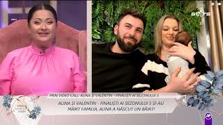 Alina și Valentin prima apariție televizată alături de fiul lor [upl. by Cranford]