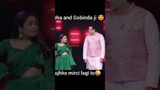 Neha Kakkar and Gobinda ji dance performance 😱 foryou tranding shorts [upl. by Aicssej]